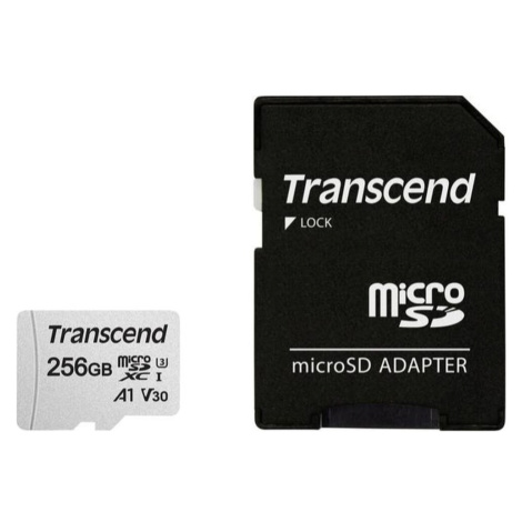 Transcend microSDXC UHS-I U3 256GB TS256GUSD300S-A Stříbrná