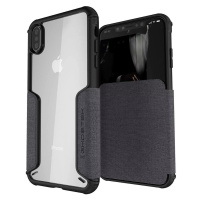 Kryt Ghostek - Apple iPhone XS Max Wallet Case Exec 3 Series, Gray (GHOCAS1071)