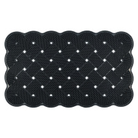 Gumová rohožka - předložka SCRAPER černá 45x75 cm MultiDecor