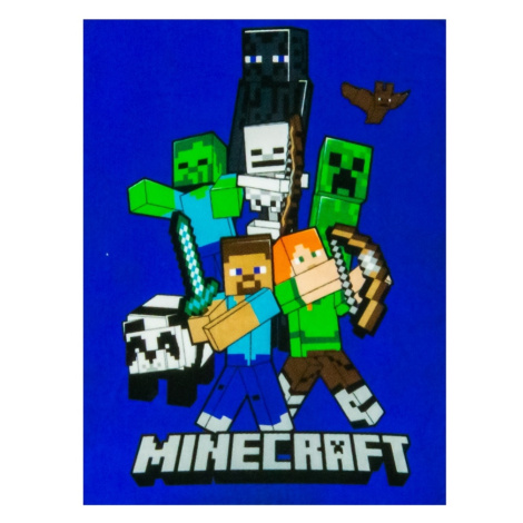 Carbotex Dětská deka Minecraft Time to Mine