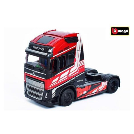 Bburago 1:43 Volvo FH16 Globetrotter 750 XXL - Red Orbico