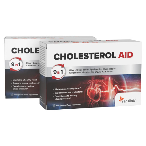 Cholesterol Aid – Doplněk pro snížení hladiny cholesterolu, dvojbalení