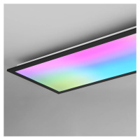 Reality Leuchten Stropní svítidlo Beta LED, délka 80 cm, černé, RGBW, CCT