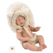 Llorens 63203 NEW BORN CHLAPEČEK - spící realistická panenka miminko s celovinylovým tělem - 31 