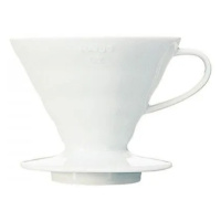 Hario dripper V60-02 keramický - bílý (VDCR-02-W)