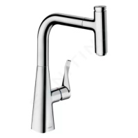 Hansgrohe 73802000 - Dřezová baterie M7115-H240 s výsuvnou sprškou, sBOX, chrom