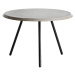Konferenční stolek "Soround", 14 variant - Woud Varianta: Ø 75 cm - dub, černý | černé nohy (44 