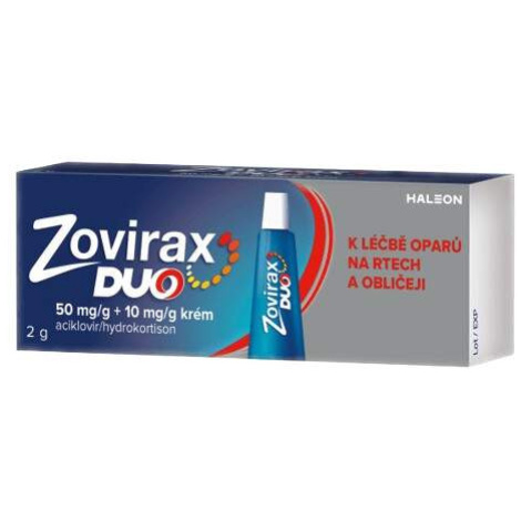 ZOVIRAX DUO 50MG/G+10MG/G CRM 1X2G II