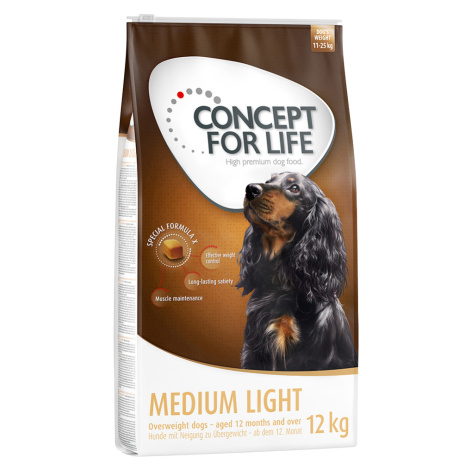 Výhodné balení Concept for Life 2 x velké balení - Medium Light (2 x 12 kg)