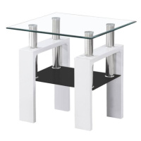 Přístavný stolek LASO bílá