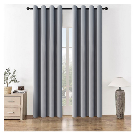 4Home Zatemňovací závěs Manila světle šedá, 150 x 250 cm