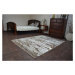 Dywany Lusczow Kusový koberec VOGUE 556 tmavě béžový / hnědý
