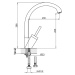 KOHLMAN 1-otvorová kuchyňská baterie s otočným výtokem QB146M