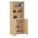 vidaXL Skříň highboard dub sonoma 69,5 x 34 x 180 cm kompozitní dřevo