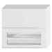 Kuchyňská skříňka Livia W80GRF/2 SD bílý puntík mat