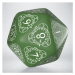 Kostka D20 Level Counter Green and White 30 mm