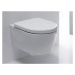 Geberit 204070600 - Závěsné kompaktní WC, Rimfree, s KeraTect, bílá