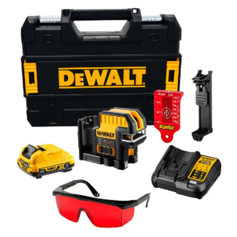 DeWALT Příslušenství - 10,8V AKU křížový laser, dosah 50 m, s příslušenstvím, 1x aku 2,0 Ah XR, 