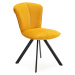 Žluté jídelní židle v sadě 2 ks Simbra – Marckeric