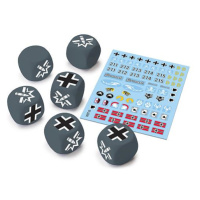 Gale Force Nine World of Tanks Miniatures Game - German Dice and Decals