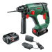 BOSCH Aku kladivo UniversalHammer 18V, 2x 2,5Ah + nab. AL1820, kufr 0.603.9D6.003