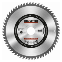 Pilový kotouč na dřevo KREATOR 216 mm 48T KRT020423