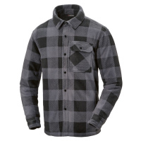 Parkside® Pánský flanelový overshirt (XL (56/58), káro/šedá)