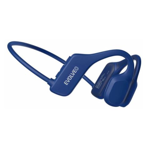 Bezdrátová sluchátka EVOLVEO BoneSwim Lite MP3 8GB, modré