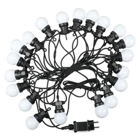 LED Venkovní řetěz STRING 10m 20xLED/0,5W/24/230V 3000K IP44 Donoci