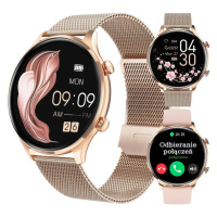 Chytré Hodinky Dámské Hodinky 2 Gen Polské Menu Připojení Sport Smart Watch