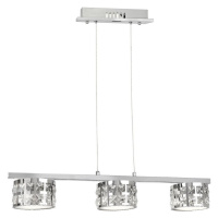 LED Křišťálový lustr na lanku ALEX 3xLED/15W/230V