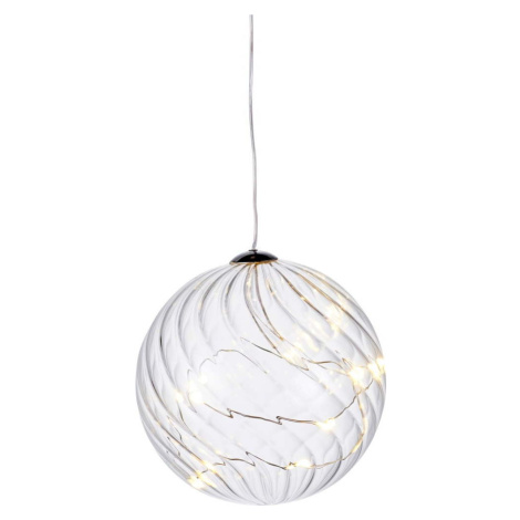 Světelná LED dekorace Sirius Wave Ball, Ø 10 cm