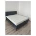 ArtMarz Luxusní manželská postel MY LADY | šedá 160 x 200 cm