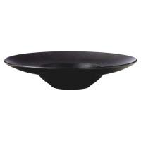 Černý hluboký keramický talíř ø 28 cm Caviar – Maxwell & Williams