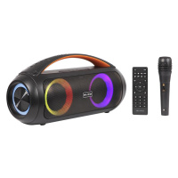 RGB Bluetooth reproduktor BLOW BOOMBOX s dálkovým ovladačem a mikrofonem 100W