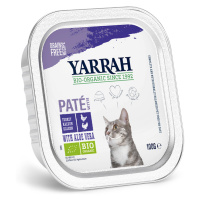 Yarrah Bio paté 24 x 100 g ve výhodném balení - bio kuře & bio krůta s bio aloe vera
