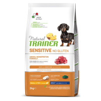 Natural Trainer No gluten mini jehněčí granule 2 kg