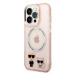 Karl Lagerfeld KLHMP14XHKCP hard silikonové pouzdro iPhone 14 PRO MAX 6.7" pink Karl & Choupette