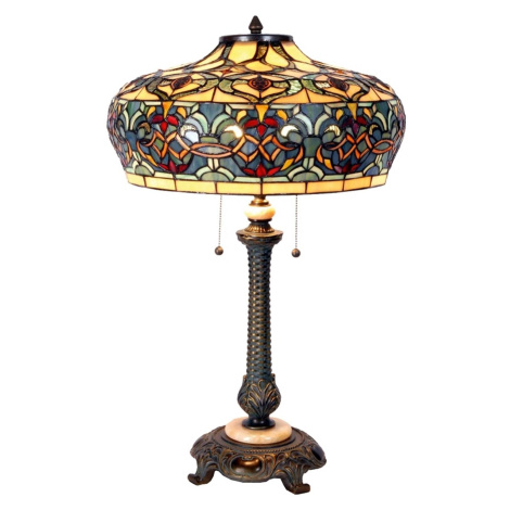 Clayre&Eef Stolová lampa Orient v Tiffany stylu Clayre & Eef