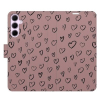 iSaprio Flip pouzdro Heart Dark 02 pro Samsung Galaxy A35 5G