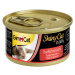 GimCat ShinyCat v želé s tuňákem a lososem 24 × 70 g