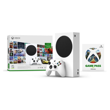 Xbox Series S 512 GB + Game Pass Ultimate na 3 měsíce Microsoft