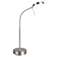 LED stolní lampa ve stříbrné barvě (výška 45 cm) Moreno – Trio