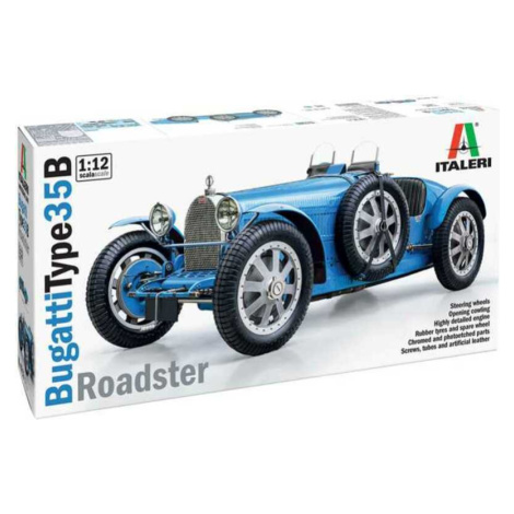 Model Kit auto 4713 - Bugatti 35 B Roadster (1:12) Italeri
