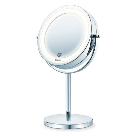 Kosmetické výkyvné zrcadlo stojící s LED osvětlením Beurer