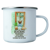 Bohemia Gifts Plechový hrnek Dědečkové, 350 ml