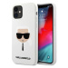 Kryt Karl Lagerfeld KLHCP12SSLKHWH iPhone 12 mini 5,4" white hardcase Silicone Karl`s Head (KLHC