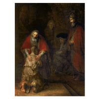 Rembrandt Harmensz. van Rijn - Obrazová reprodukce Return of the Prodigal Son, c.1668-69, (30 x 