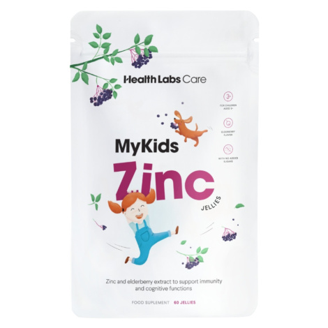 Health Labs Care My Kids Zinek želé bonbony bez přidaného cukru 60 ks