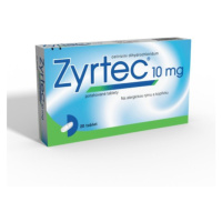 ZYRTEC 10MG potahované tablety 20